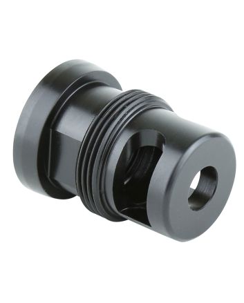 Griffin Armament TMM762 Taper Mount Minimalist Black 17-4 Stainless Steel with 5/8"-24 tpi Threads, 1.34" OAL &amp; 1.07" Diameter for 30 Cal