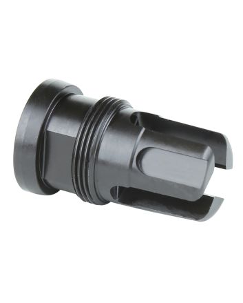 Griffin Armament TMMFH1228 Minimalist Taper Mount Flash Suppressor Black 17-4 Stainless Steel with 1/2"-28 tpi Threads, 1.80" OAL &amp; 1.07" Diameter for 5.56x45mm NATO