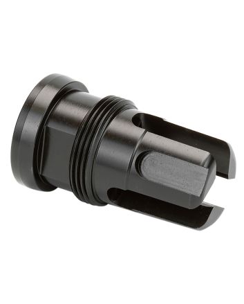 Griffin Armament TMMFH5824 Minimalist Taper Mount Flash Suppressor Black 17-4 Stainless Steel with 5/8"-24 tpi Threads, 1.80" OAL &amp;1.07" Diameter for 30 Cal