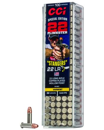 CCI 50100CC Stangers22LR 32gr Copper Plated Hollow Point 100 Per Box/50 Case