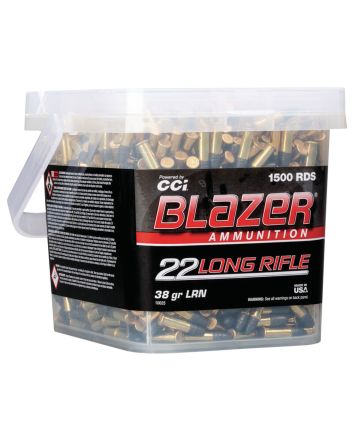 CCI 10025 Blazer Rimfire 22LR 38gr Lead Round Nose 1500/Box