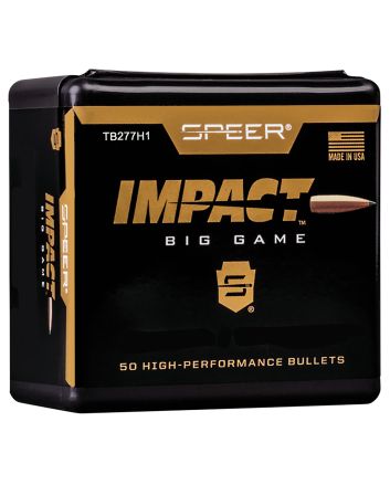 Speer TB277H1 Impact277Cal 150gr Tipped Plated 50 Per Box/5 Case