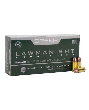 Speer 53365 Lawman Training RHT 9mmLuger 100gr SinterFire Frangible 50 Per Box/20 Case