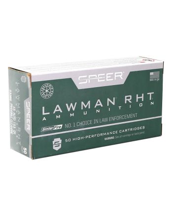 Speer 53395 Lawman Training RHT 45ACP 155gr SinterFire Frangible 50 Per Box/20 Case