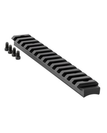 Ruger 90672 Picatinny RailBlack Anodized Aluminum Fits Ruger American Rifle Long Action