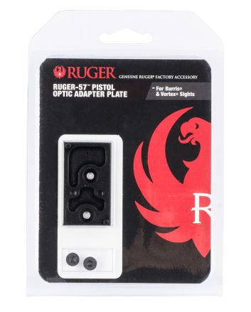 Ruger 90720 Optic Adapter PlateFor Burris &amp; Vortex Aluminum Black Hardcoat Anodized