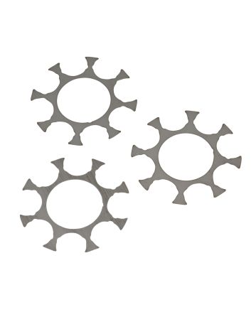 Ruger 90719 Moon Clip Full Ruger Super GP100 9mm Luger 8rdStainless Steel 3 Per Pack