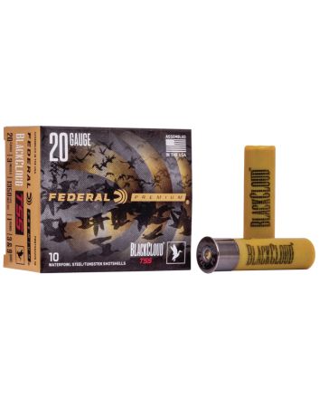 Federal PWBTSSX20939 Black Cloud TSS 20Gauge 3" 1oz Steel Tungsten 3/9Shot 10 Per Box/10 Case