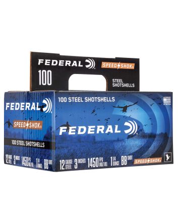 Federal WF142100BB Speed-Shok12Gauge 3" 1 1/4oz BBShot 100 Per Box/2 Case