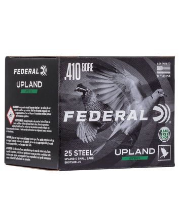 Federal USH41075 Upland Field &amp; Range 410Gauge 3" 3/8oz 7.5Shot 25 Per Box/10 Case