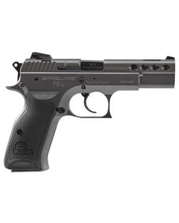 SAR USA P8LST P8L9mm Luger 17+1 4.60" Black Ported Steel Barrel, Black Steel Ported/Serrated Slide, Black Steel Frame w/Beavertail, Black Polymer Grip, Right Hand