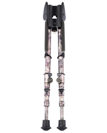 Harris Bipods 25C Non-Swivel 25C Swivel Stud, 13.50"-27", Kryptek Highlander Steel/Aluminum, Rubber Feet