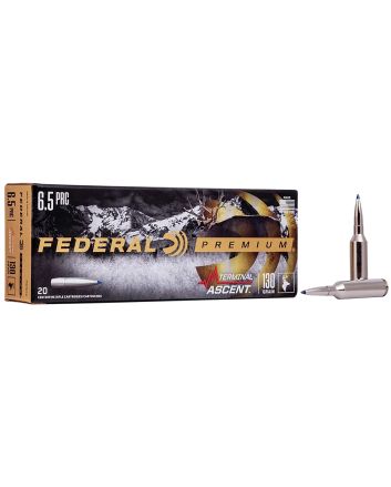 Federal P65PRCTA1 Premium Terminal Ascent 6.5PRC 130gr 20 Per Box/10 Case
