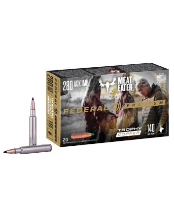Federal P280A1TC1 Premium280Ackley Improved 140gr Trophy Copper 20 Per Box/10 Case