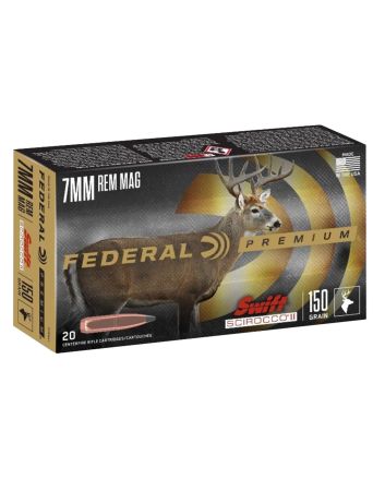 Federal P7RSS1 Premium7mmRemMag 150gr Swift Scirocco II 20 Per Box/10 Case