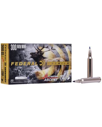 Federal P300WTA1 Premium Terminal Ascent 300WinMag 200gr 20 Per Box/10 Case