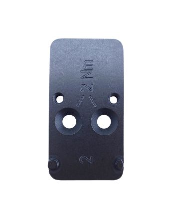 HK 50254262 Optic Plate #2 Black Steel, Fits HK VP9 OR RMR/Holosun Pattern Footprint Mount