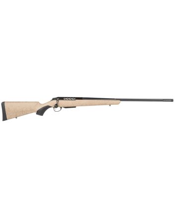Tikka JRTXRT341 T3x Lite 300 WSM 3+1 24.30" Fluted/Threaded, Black Barrel/Rec, Black Webbed Tan Roughtech Synthetic Stock, Interchangeable Grip, Muzzle Brake