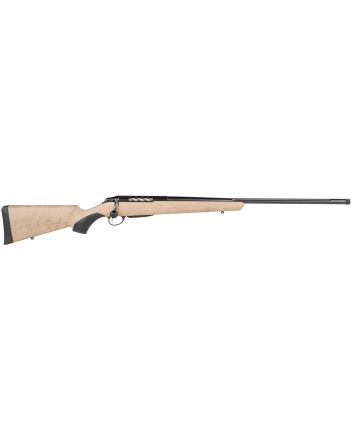 Tikka JRTXRT382 T3x Lite 6.5 Creedmoor 3+1 24.30" Fluted/Threaded, Black Barrel/Rec, Black Webbed Tan Roughtech Synthetic Stock, Interchangeable Grip, Muzzle Brake