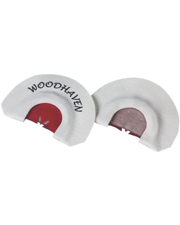 Woodhaven WH013 Red WaspDiaphragm Call Triple Reed Attracts Turkeys White