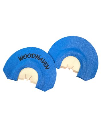 Woodhaven WH078 Blue Vyper Billy Yargus Diaphragm Call Double Reed Attracts Turkeys Blue