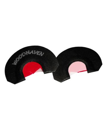 Woodhaven WH303 Red Ninja Reverse Hammer Diaphragm Call Triple Reed Attracts Turkeys Black