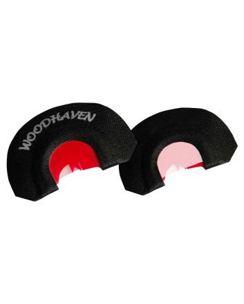 Woodhaven WH304 Red Ninja Half Venom Diaphragm Call Triple Reed Attracts Turkeys Black