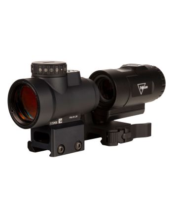 Trijicon 2200057 MRO HD Matte Black 1x/3x 25 mm 2 MOA Red Dot/68 MOA Circle Multi Reticle Magnifier