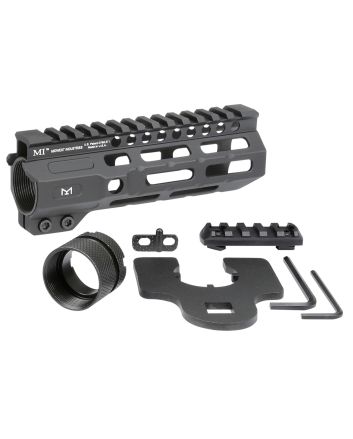 Midwest Industries MICRM6 CombatBlack Hardcoat Anodized 6061-T6 Aluminum 6" Picatinny/M-LOK