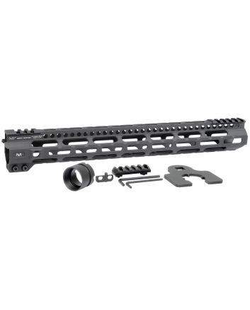 Midwest Industries MICRLW15 Combat Lightweight AR-15 Black Hardcoat Anodized Aluminum/Polymer 15" Picatinny/M-LOK