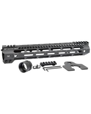 Midwest Industries MIULW12625 UltralightAR-15 Black Hardcoat Anodized Aluminum/Polymer 12.625" Picatinny/M-LOK