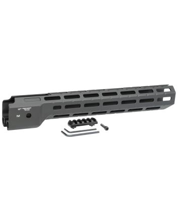 Midwest Industries MICRPC9X CombatRuger PC9 M-Lok Handguard Black Hardcoat Anodized 6061-T6 Aluminum 14"