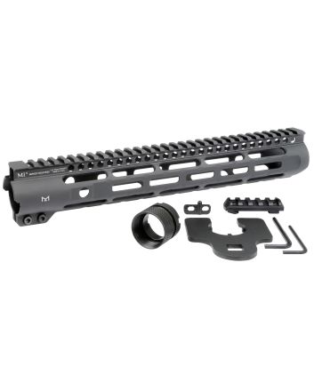 Midwest Industries MISLH12625 SlimlineAR-15 Black Hardcoat Anodized Aluminum/Polymer 12.625" Picatinny/M-LOK