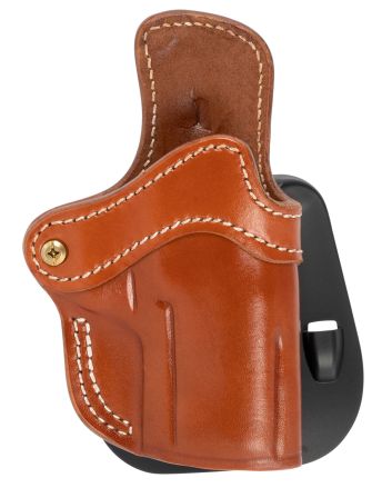 1791 Gunleather ORPDH24SCBRR BH2.4S Optic Ready OWB 2.4S Classic Brown Leather Paddle Fits FN 509/H&amp;K VP9SK