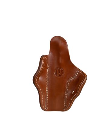 1791 Gunleather ORBH1CBRR BH1 Optic Ready OWB 01 Classic Brown Leather Belt Slide Fits 5" 1911 Right Hand