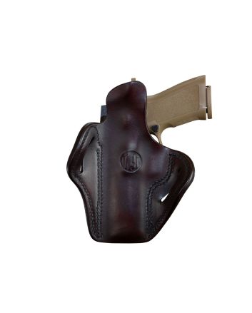 1791 Gunleather ORBH24SBRR BH2.4 Optic Ready OWB 2.4 Signature Brown Leather Belt Slide Fits Walther PPQ/Sig P320/Springfield XD-M Right Hand