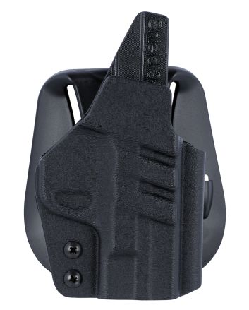 1791 Gunleather TACPDHOWBSHIELDBLKR Tactical KydexOWB Black Kydex Paddle Fits S&amp;W M&amp;P Shield/S&amp;W M&amp;P Shield Plus