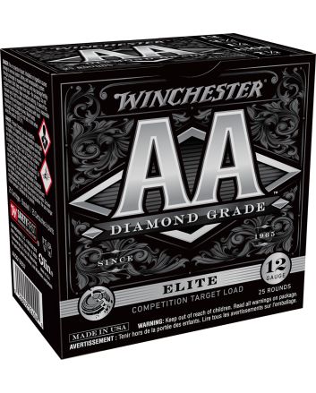 Winchester Ammo AADG13007 AA Diamond Grade 12Gauge 2.75" 1 1/8oz 7.5Shot 25 Per Box/10 Case