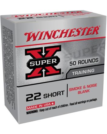 Winchester Ammo X22SBW Super X Blank 22Short 50 Per Box/100 Case