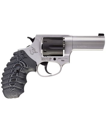Taurus 2-85635NSVZ 856 Defender 38 Special +P 6rd 3" Matte Black Cylinder Matte Stainless Steel Frame &amp; Barrel Black &amp; Gray VZ Grip