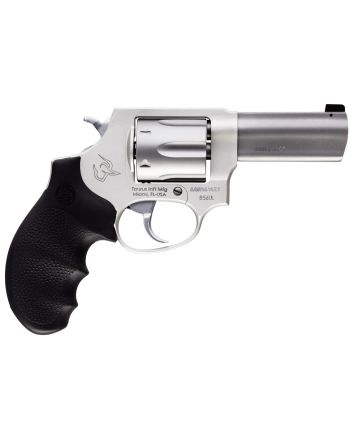 Taurus 2-85639ULNS 856 Ultra-Lite Defender 38 Special +P 6rd 3" Matte Stainless Steel Black Hogue Rubber Grip