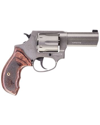 Taurus 28563CNS 856 Defender 38 Special +P Caliber with 3"Barrel, 6rd Capacity Cylinder, Overall Tungsten Gray Cerakote Finish Steel, Altamont Wood Grip &amp; Night Front Sight