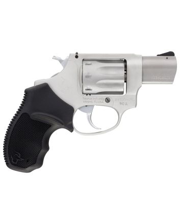 Taurus 2942029 94222 LR 8rd 2" Barrel, Overall Matte Finish Stainless Steel &amp; Finger Grooved Black Polymer Grip