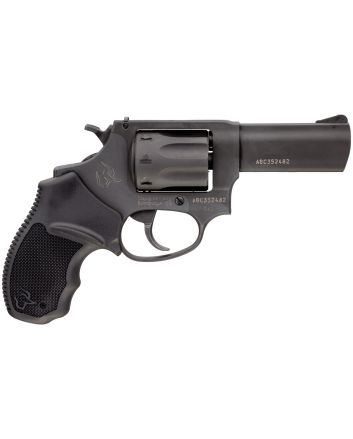 Taurus 2942031 94222 LR 8rd 3" Barrel, Overall Matte Black Finish Steel &amp; Finger Grooved Black Polymer Grip