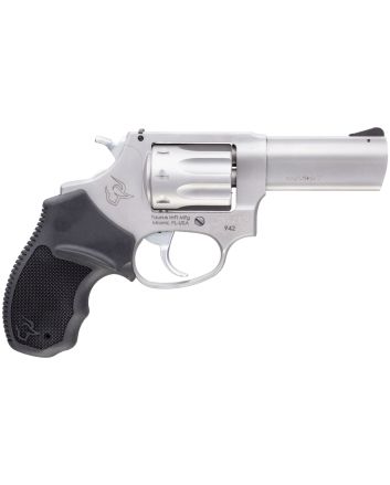 Taurus 2942039 94222 LR 8rd 3" Barrel, Overall Matte Finish Stainless Steel &amp; Finger Grooved Black Polymer Grip
