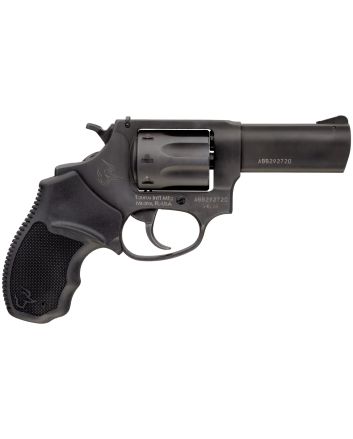 Taurus 2942M031 94222 WMR 8rd 3" Barrel, Overall Matte Black Finish Steel &amp; Finger Grooved Black Polymer Grip