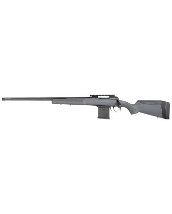 Savage Arms 57457 110 Tactical 6.5 Creedmoor 10+1 24", Matte Black Metal, Gray Fixed AccuStock with AccuFit, Left Hand