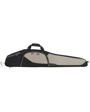 Allen 68246 Sawatch Rifle Case 46" Black Endura w/Tan Accents, Foam Padding, Accessory Pockets, Lockable Zippers &amp; Plush Tricot Lining