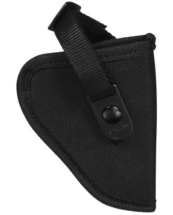 Allen 44800 CortezSize 00 OWB Style Black Polyester, Adjustable Strap &amp; Belt Loop Mount Type fits 2-3" Barrel Small-Medium DA Revolver Right Hand