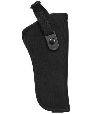 Allen 44818 CortezSize 18 OWB Style Black Polyester, Adjustable Strap &amp; Belt Loop Mount Type fits 6" Barrel DA Revolver with Full Lug Right Hand